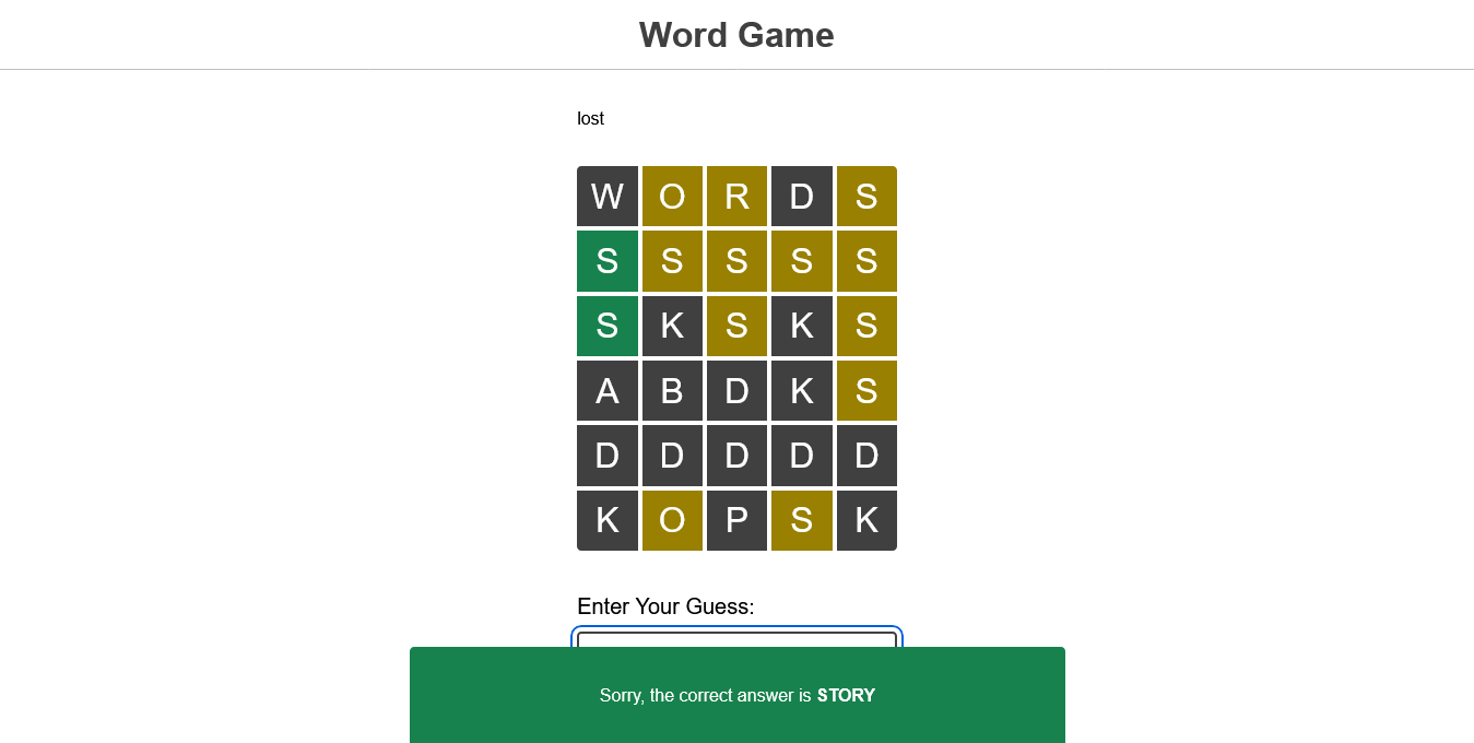 WordMaze 
             style=